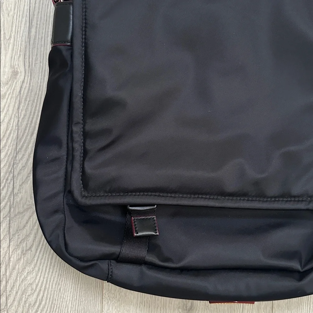 🖤 NEW MZ WALLACE Bleecker Messenger bag black crossbody bag straps nylon unisex